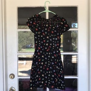 Floral Black Dress!